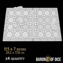 Stonevault Template Set | 11e Terrain Template Set | Shipping Excluded (ONLINE ORDER ONLY)