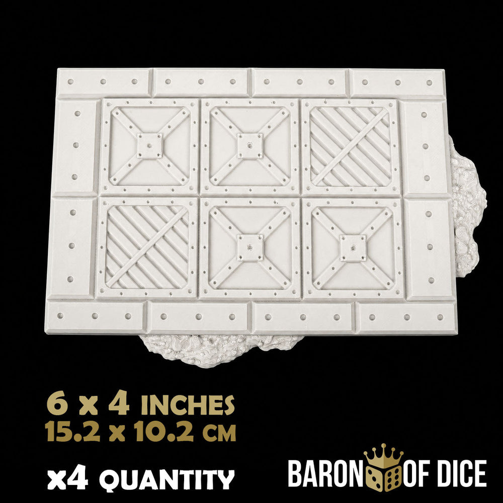 Iron Sector Template Set | 11e Terrain Template Set | Shipping Excluded (ONLINE ORDER ONLY)