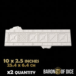 Iron Sector Template Set | 11e Terrain Template Set | Shipping Excluded (ONLINE ORDER ONLY)