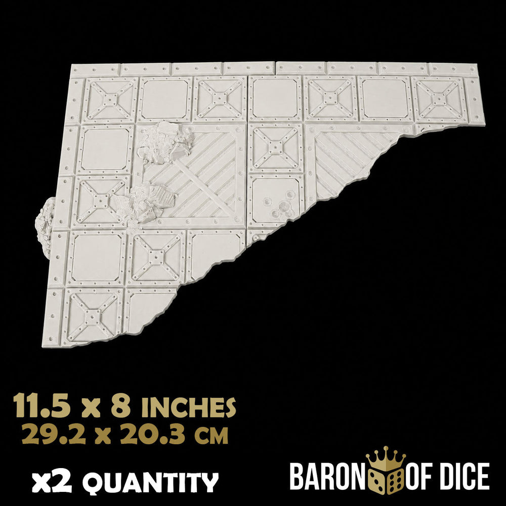Iron Sector Template Set | 11e Terrain Template Set | Shipping Excluded (ONLINE ORDER ONLY)