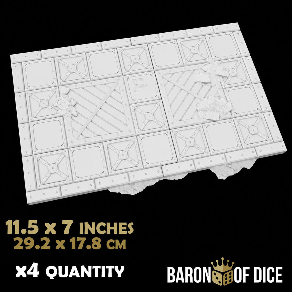 Iron Sector Template Set | 11e Terrain Template Set | Shipping Excluded (ONLINE ORDER ONLY)