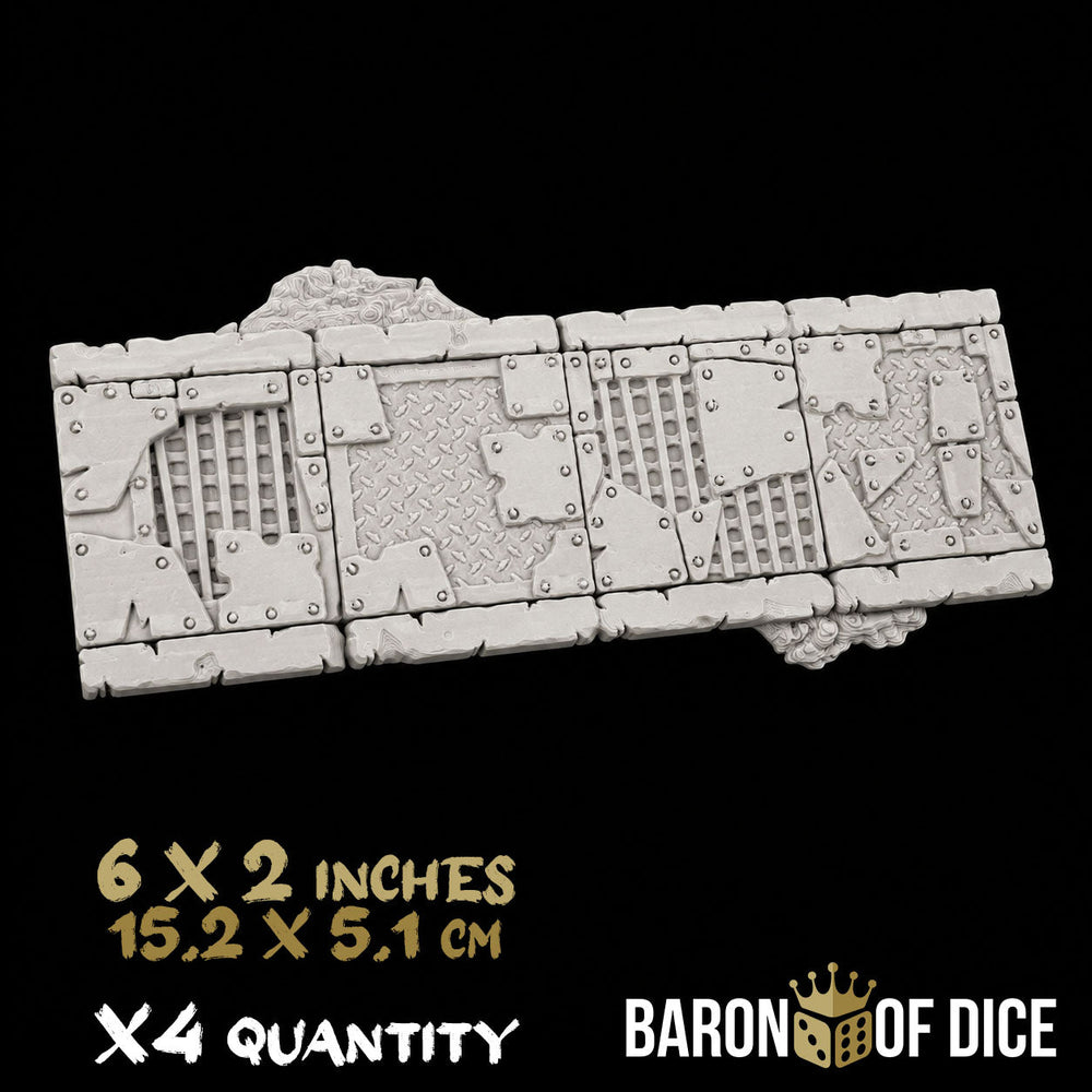 Orc Scrapyard Template Set | 11e Terrain Template Set | Shipping Excluded (ONLINE ORDER ONLY)