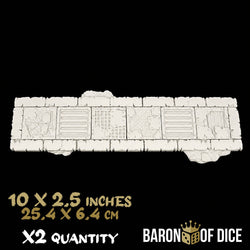 Orc Scrapyard Template Set | 11e Terrain Template Set | Shipping Excluded (ONLINE ORDER ONLY)