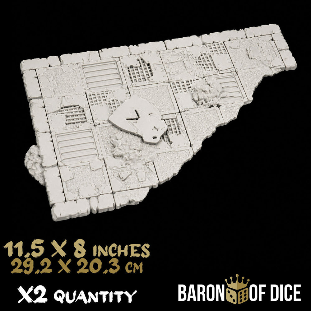 Orc Scrapyard Template Set | 11e Terrain Template Set | Shipping Excluded (ONLINE ORDER ONLY)