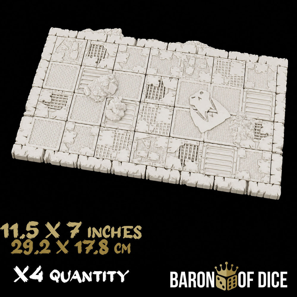Orc Scrapyard Template Set | 11e Terrain Template Set | Shipping Excluded (ONLINE ORDER ONLY)