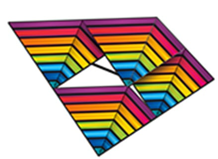 WindNSun Supersize 3-D Tetra Ripstop Nylon Cellular Kite, 51 Inches Wide (ONLINE ORDER ONLY)