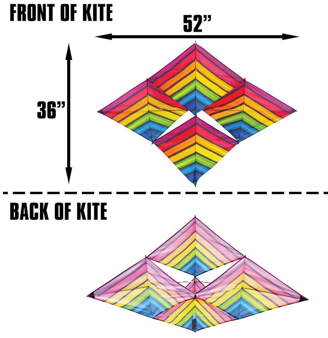 WindNSun Supersize 3-D Tetra Ripstop Nylon Cellular Kite, 51 Inches Wide (ONLINE ORDER ONLY)