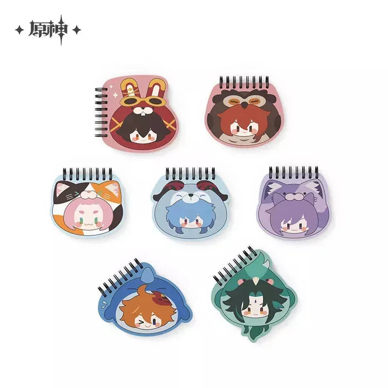 Genshin Impact Teyvat Zoo Theme Spiral Notebook