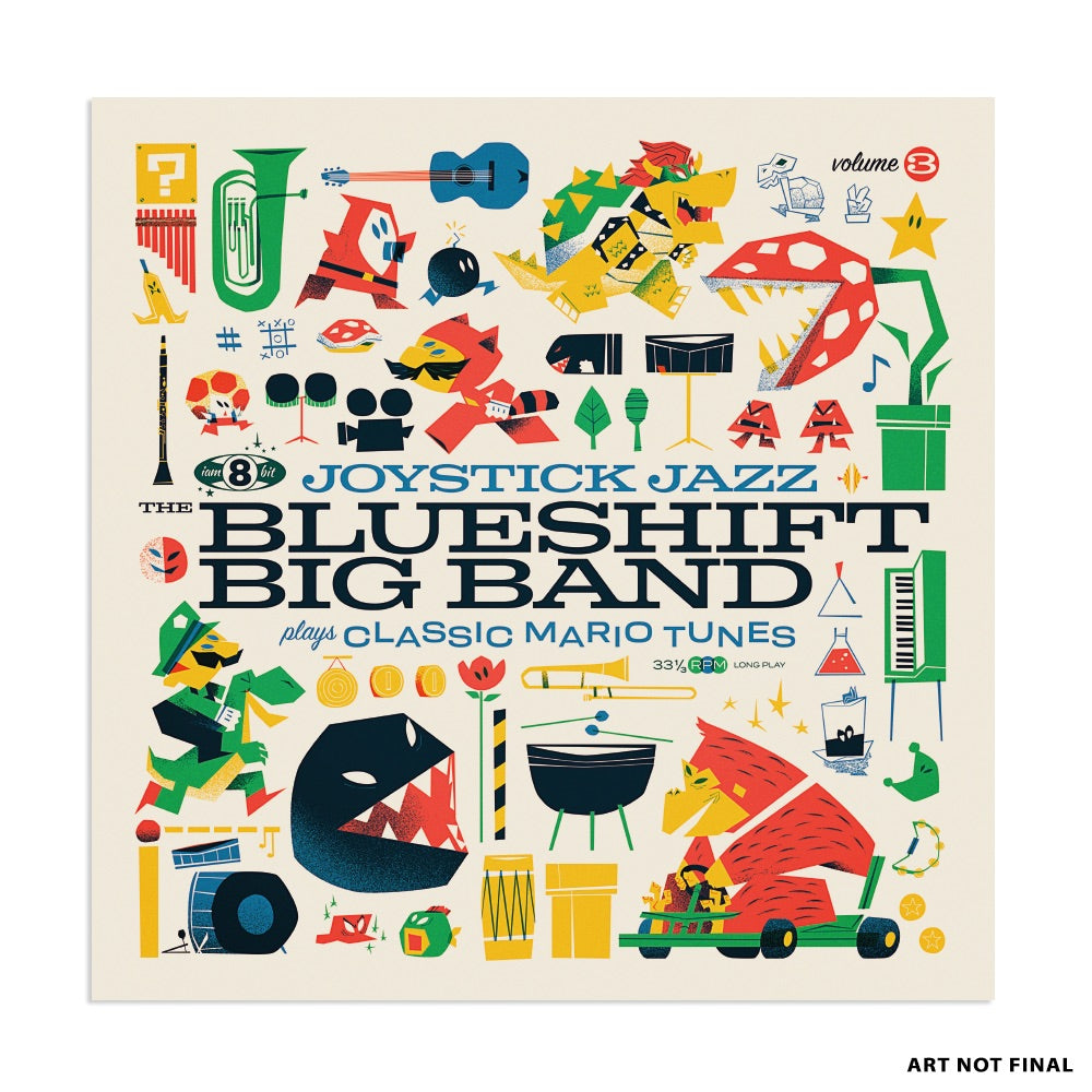 Joystick Jazz: The Blueshift Big Band Plays Classic Mario Tunes (Vol. 3) [Vinyl]