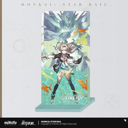 Honkai: Star Rail The Destruction Character Warp Artwork Acrylic Glitter Quicksand Stand Decoration
