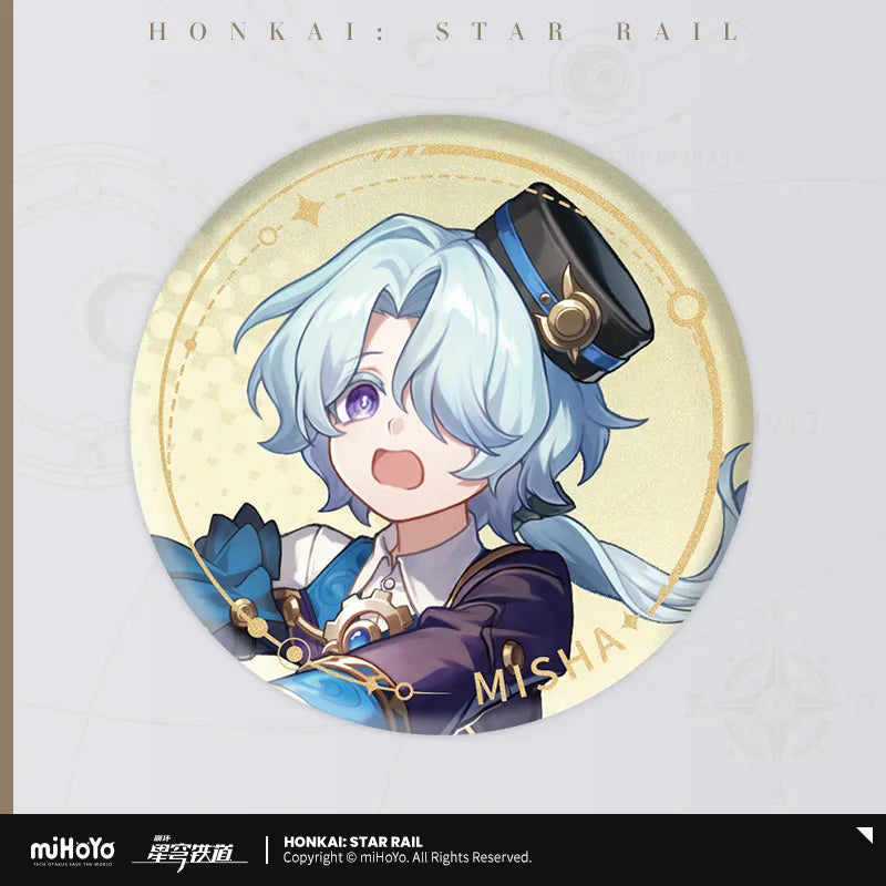 The Destruction Character Warp Artwork Tinplate Badge (ONLINE ORDER ONLY)