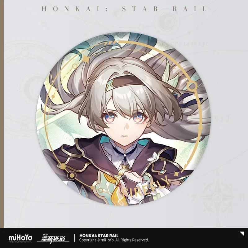 The Destruction Character Warp Artwork Tinplate Badge (ONLINE ORDER ONLY)