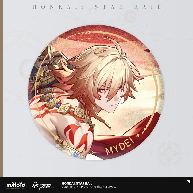 The Destruction Character Warp Artwork Tinplate Badge (ONLINE ORDER ONLY)