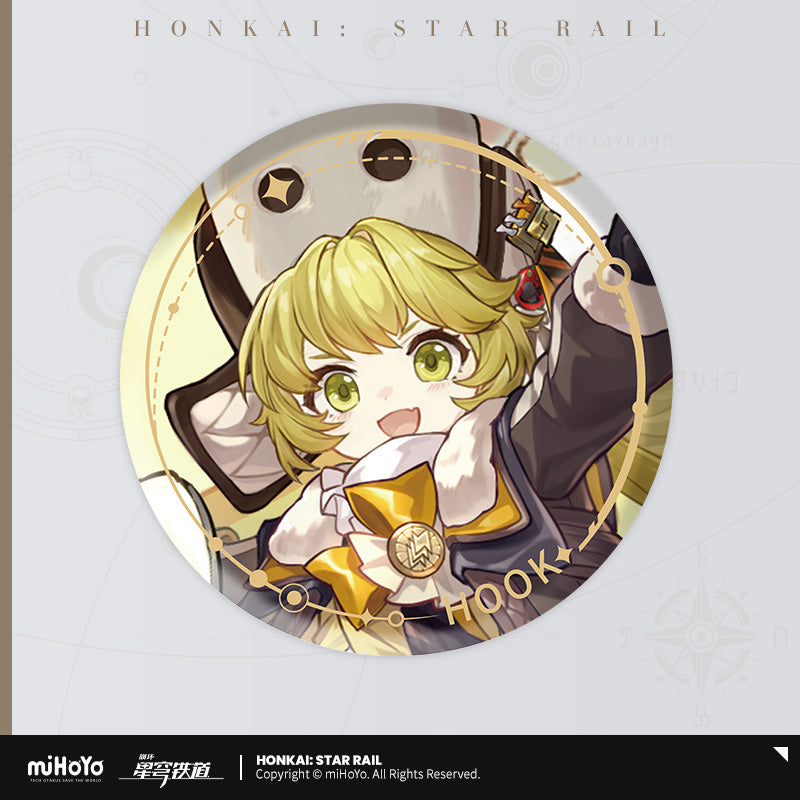 The Destruction Character Warp Artwork Tinplate Badge (ONLINE ORDER ONLY)