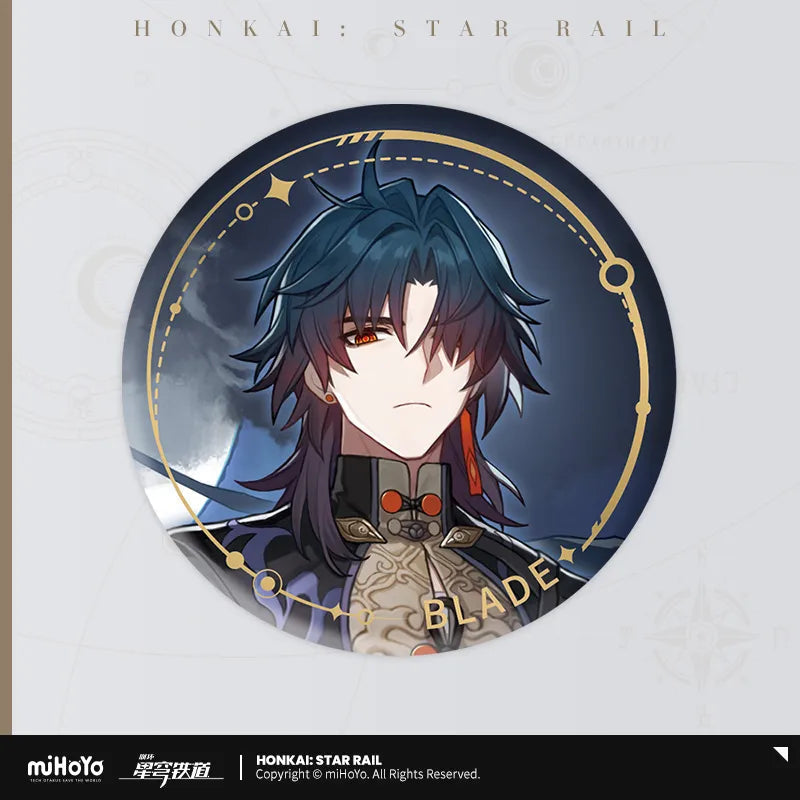 The Destruction Character Warp Artwork Tinplate Badge (ONLINE ORDER ONLY)
