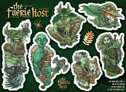 The Faerie Host Stickers (Part 1) (ONLINE ORDER ONLY)