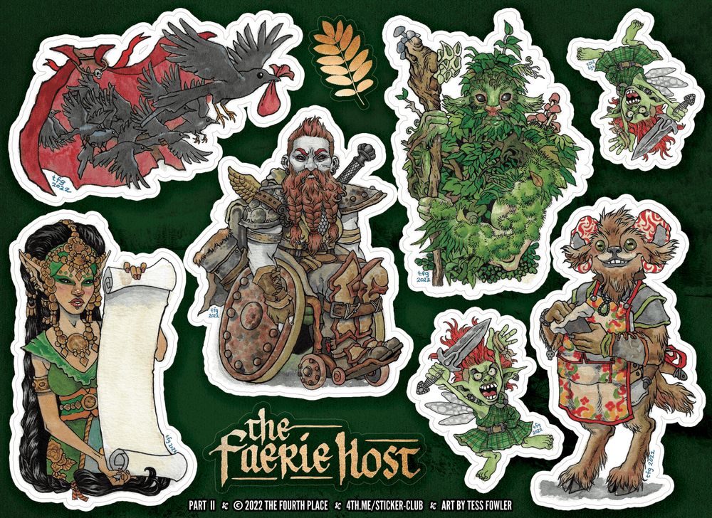 The Faerie Host Stickers (Part 2) (ONLINE ORDER ONLY)