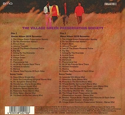 The Kinks Are The Village Green Preservation Society (Deluxe Edition, Bonus Tracks) [Import] (2 Cd's) [CD] (ONLINE ORDER ONLY)