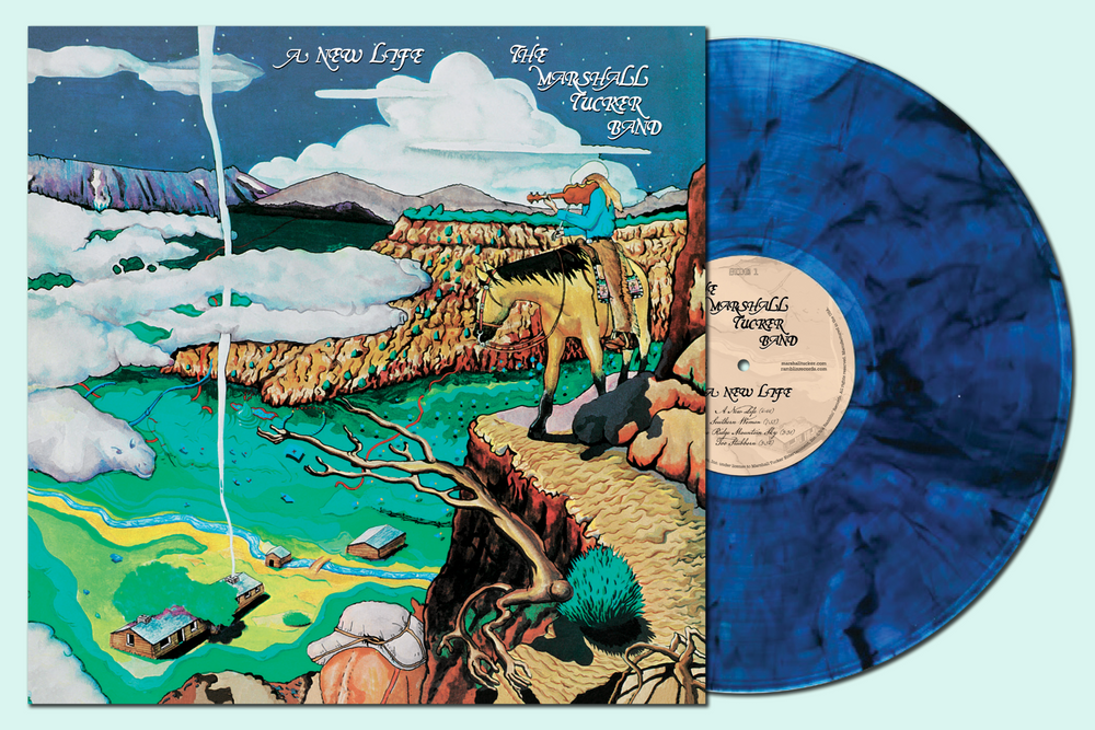 The Marshall Tucker Band - A New Life: 50th Anniversary Edition (Colored Vinyl, Blue Smoke, Anniversary Edition) [Vinyl]