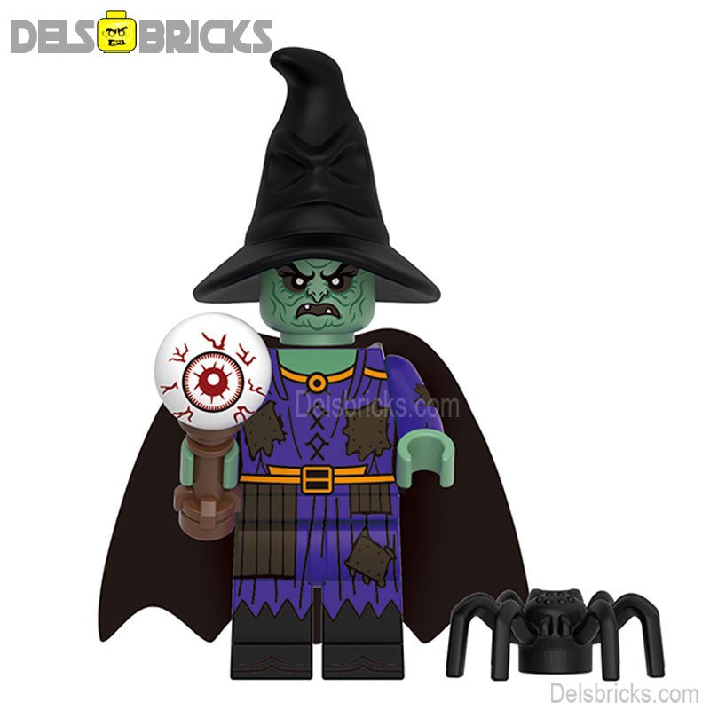 The Old Witch Horror Monsters & ghouls Lego Minifigures custom toys (ONLINE ORDER ONLY)