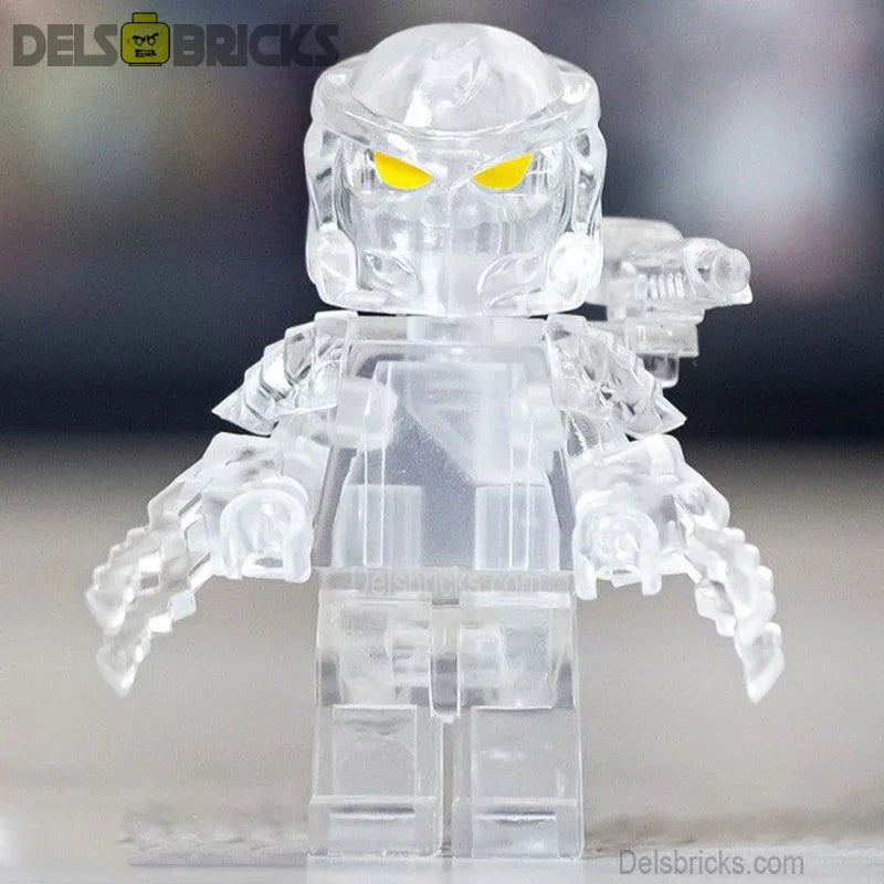 The Predator Transparent 1987 Original Film Version Lego Minifigures Custom Toys (ONLINE ORDER ONLY)