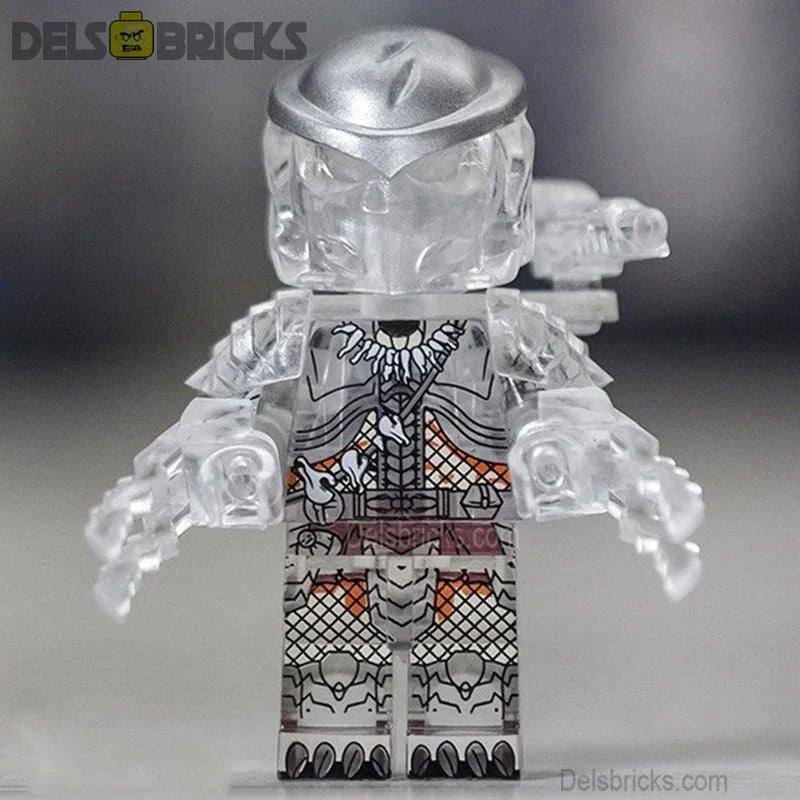 The Predator Transparent camo 1987 Original Film Version Lego Minifigures Custom Toys (ONLINE ORDER ONLY)