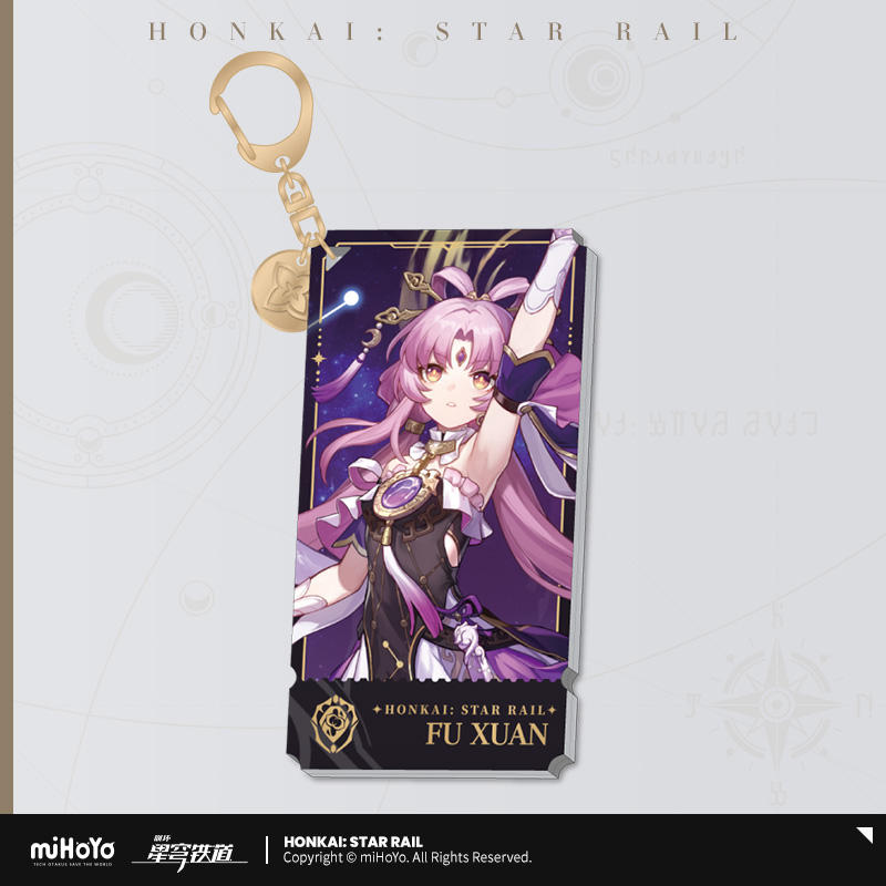 The Preservation Character Warp Artwork Acrylic Keychain (ONLINE ORDER ONLY)
