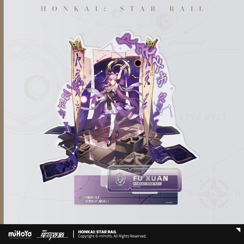 The Preservation Character Warp Artwork Acrylic Stand (ONLINE ORDER ONLY)
