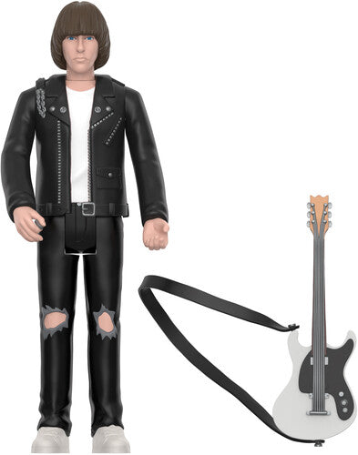 The Ramones - Super7 - Johnny Ramone - Reaction Figures - Johnny Ramone (White Shirt) (Collectible, Figure, Action Figure) [Action Figure] (Online Order Only) (ONLINE ORDER ONLY)