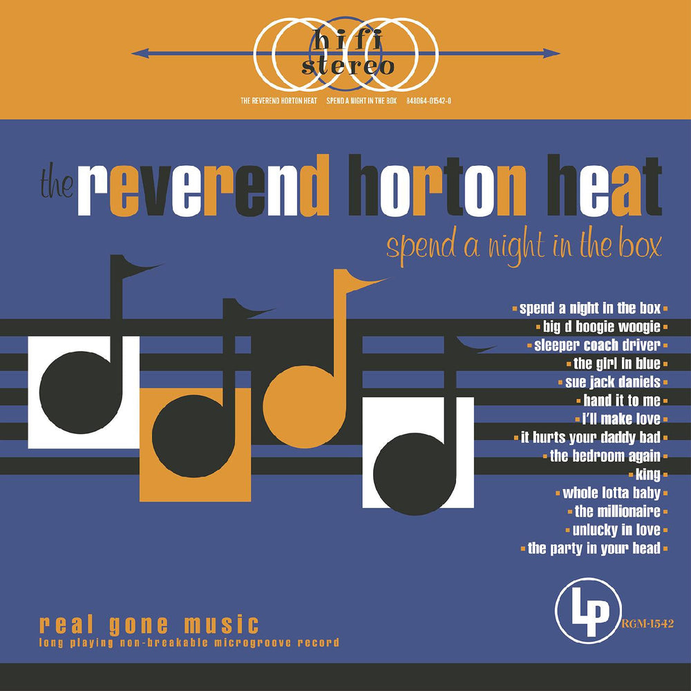The Reverend Horton Heat - Spend a Night in the Box (GOLD VINYL) [Vinyl] (ONLINE ORDER ONLY)