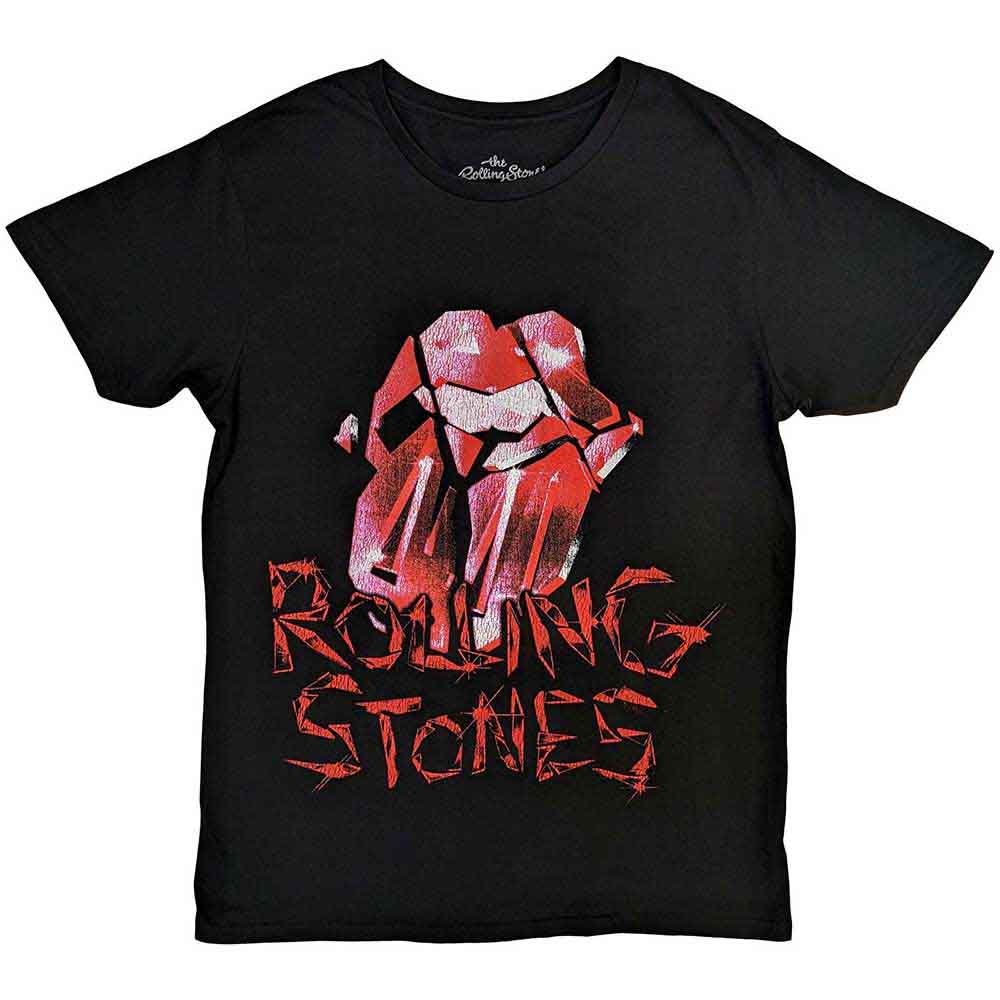 The Rolling Stones - Hackney Diamonds Cracked Glass Tongue [T-Shirt] (ONLINE ORDER ONLY)