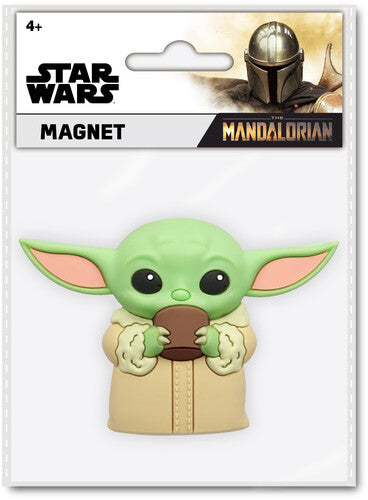 Grogu with Soup Bowl Star Wars The Mandalorian 3D Foam Magnet (ONLINE ORDER ONLY)