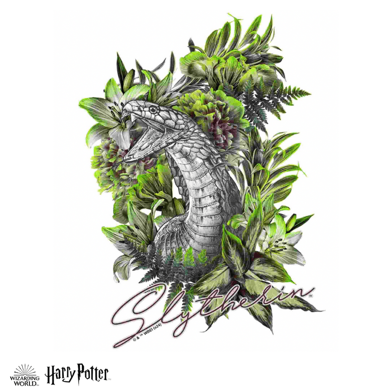 Harry Potter - Slytherin Crest - Utilitarian Romance Wooden Jigsaw Puzzle (Online Order Only)