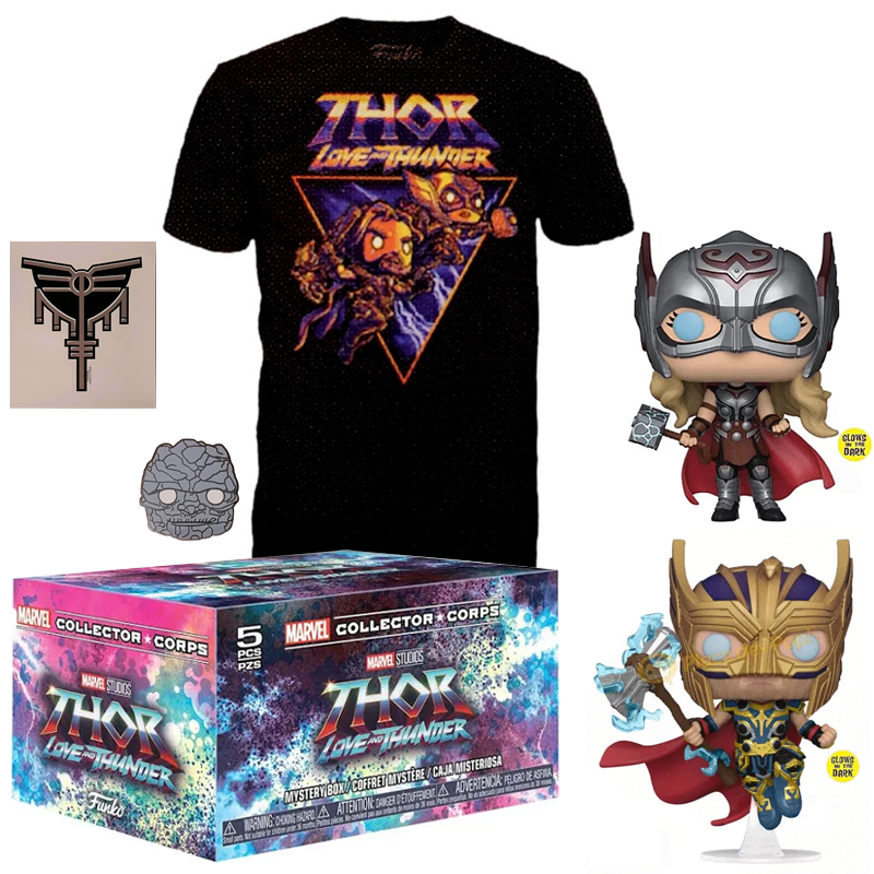 Marvel Collector Corps Box (Thor Love And Thunder Box, Unsealed, Shirt Size L) (Online Order Only)