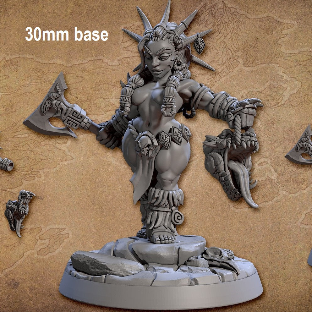 Thyra, Blood Priestess of Duum (Female Dwarf Berserker) (Online Only)