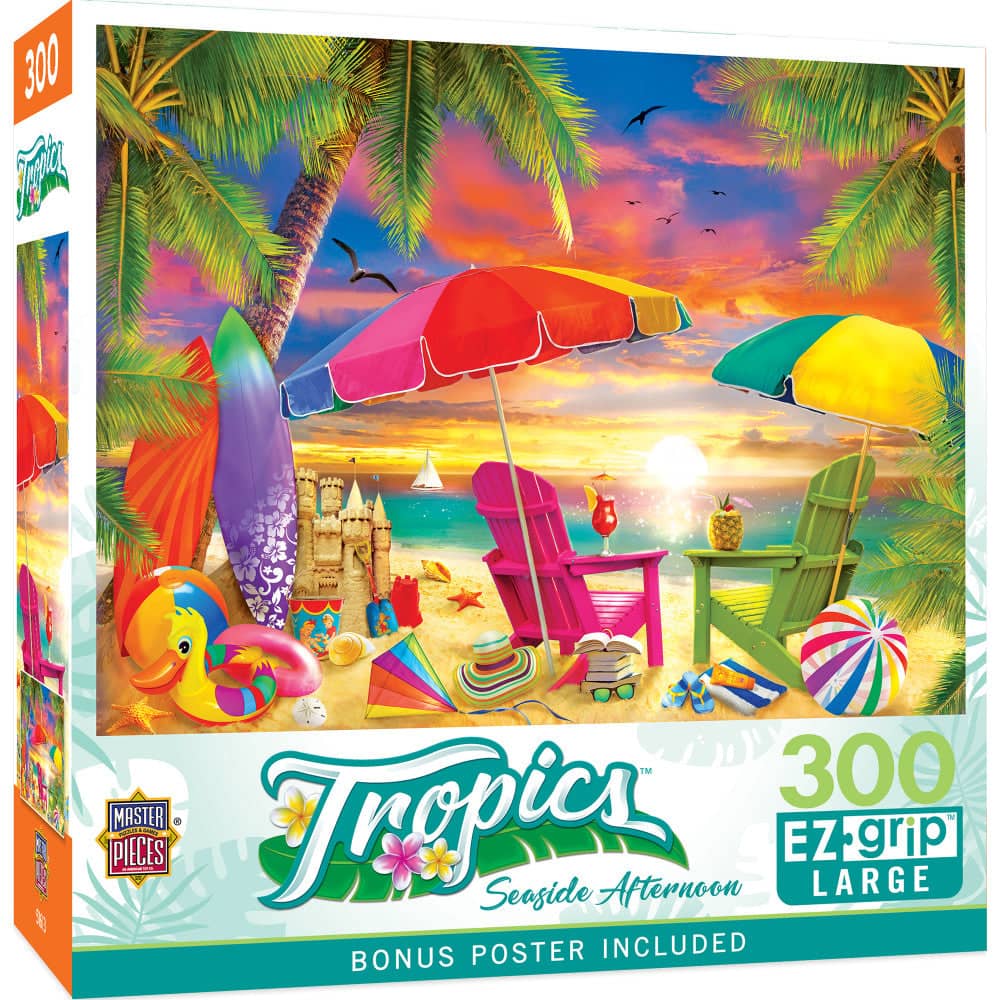 Tropics - Seaside Afternoon 300 Piece EZ Grip Jigsaw Puzzle