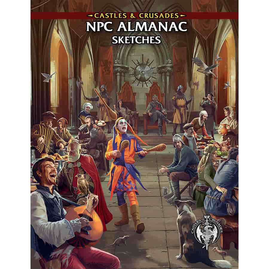 Castles & Crusades: NPC Almanac - Sketches (ONLINE ORDER ONLY)