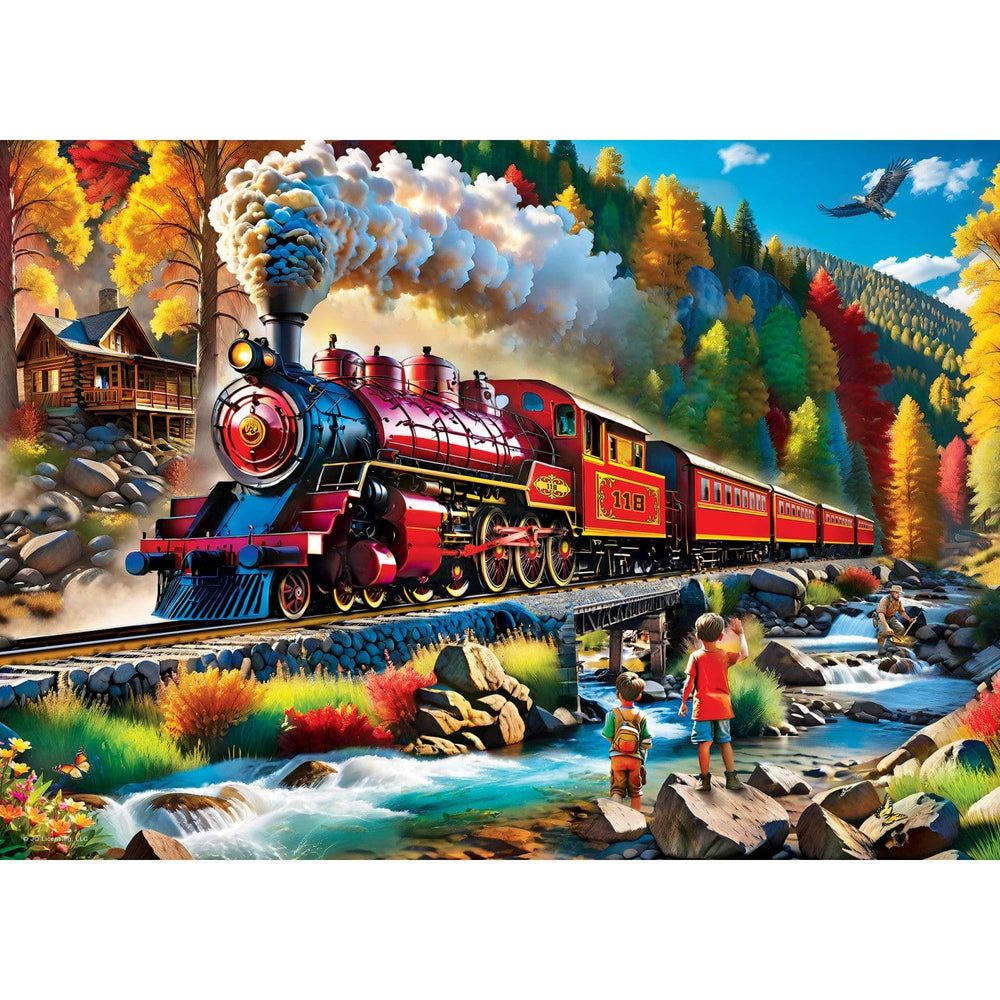Railways - Fall Passage 1000 Piece Jigsaw Puzzle (ONLINE ORDER ONLY)