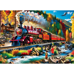 Railways - Fall Passage 1000 Piece Jigsaw Puzzle (ONLINE ORDER ONLY)