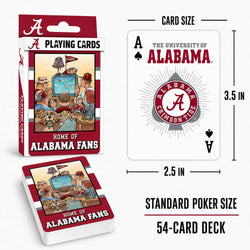 Alabama Crimson Tide Fan Deck Playing Cards - 54 Card Deck
