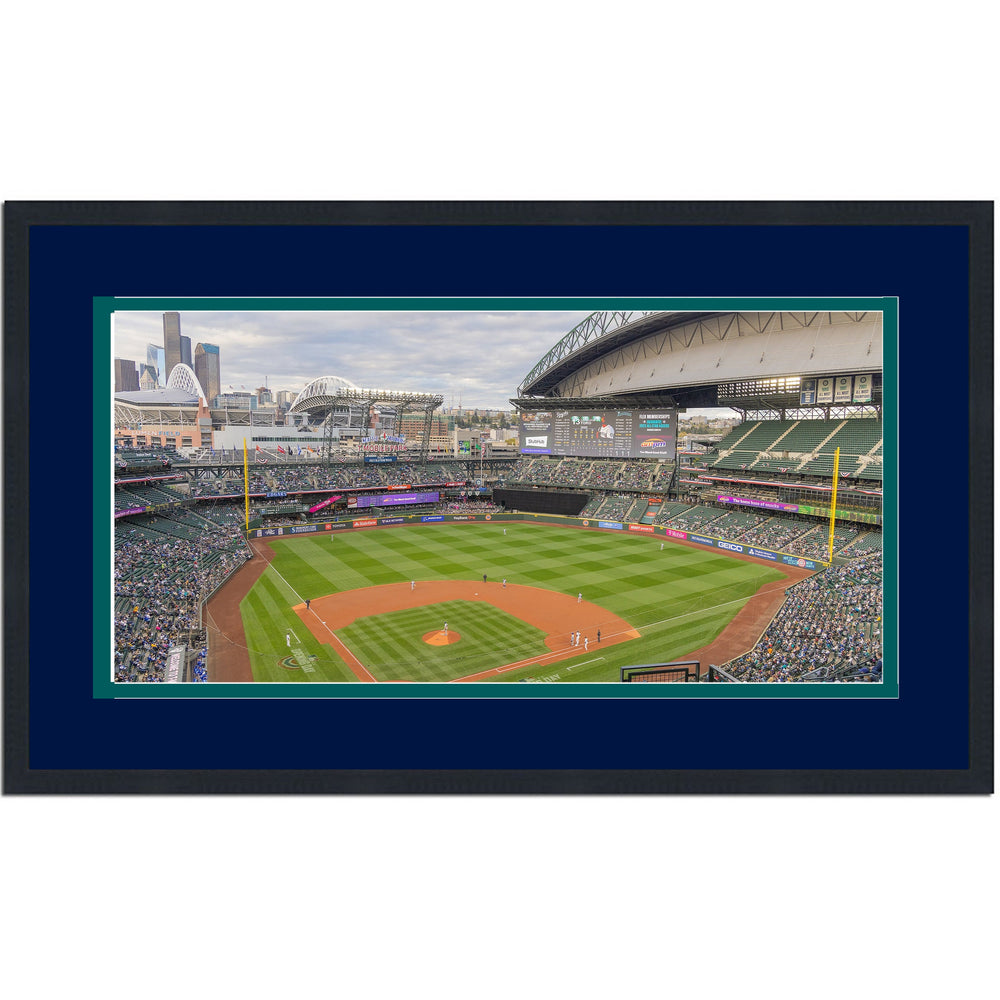 Framed T-Mobile Park Seattle Mariners 16x24 Baseball Photo Professionally Matted (ONLINE ORDER ONLY)