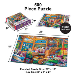 Home Sweet Home - Hobby Time 500 Piece Jigsaw Puzzle