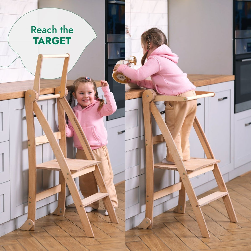 Helper Tower: A Multi-functional Foldable Step Stool for Kids (ONLINE ORDER ONLY)