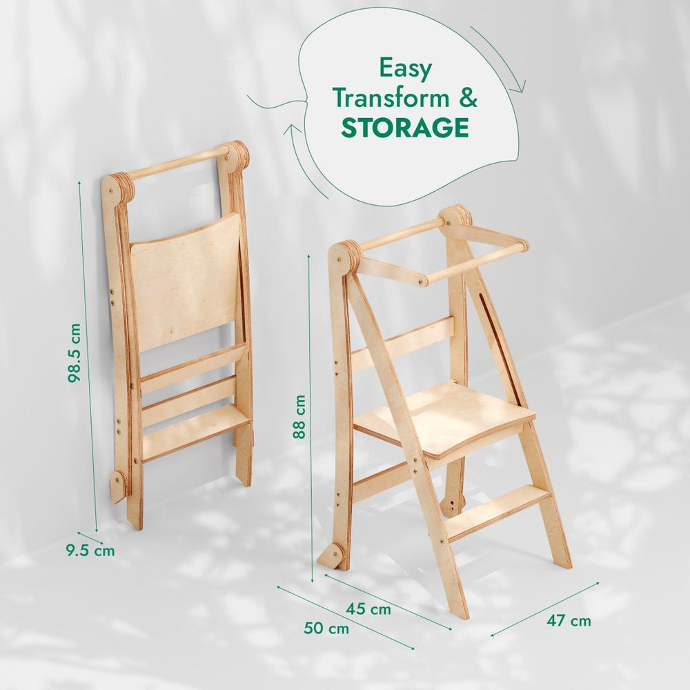 Helper Tower: A Multi-functional Foldable Step Stool for Kids (ONLINE ORDER ONLY)