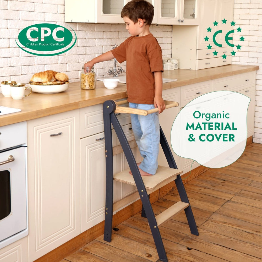 Helper Tower: A Multi-functional Foldable Step Stool for Kids (ONLINE ORDER ONLY)
