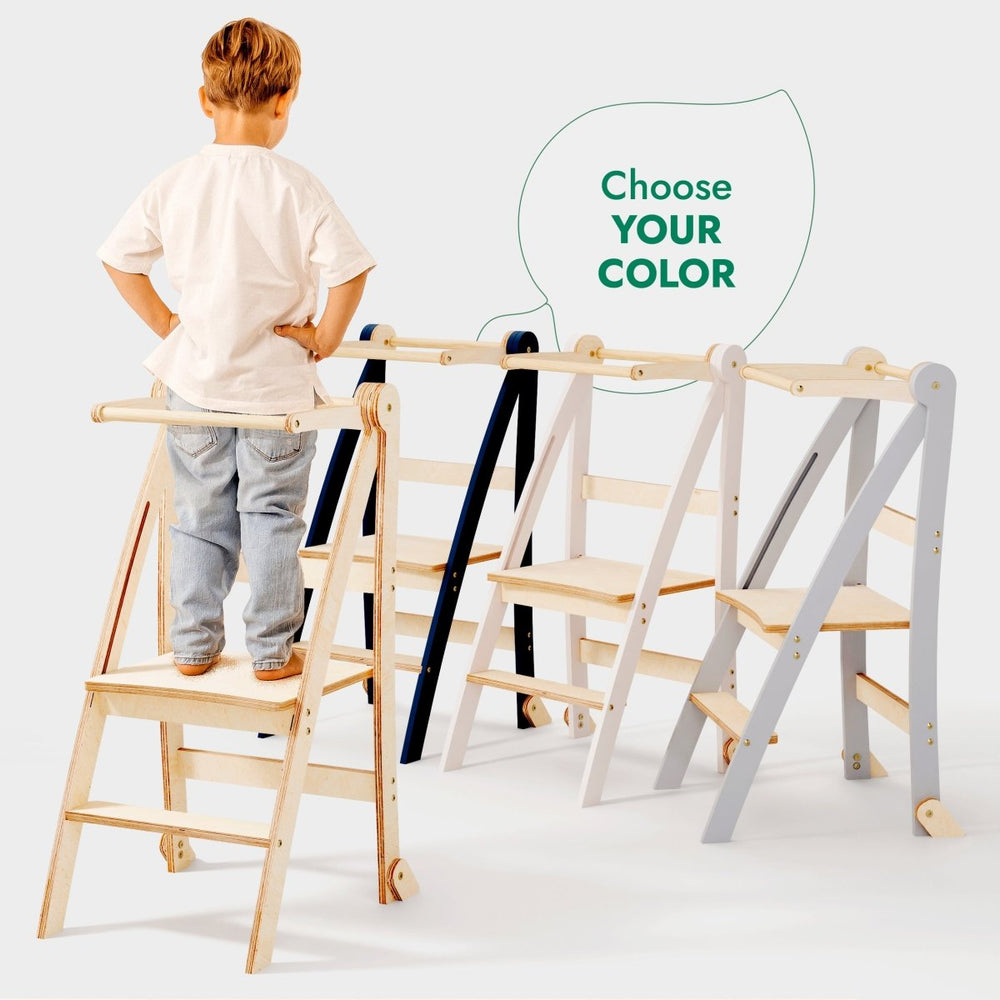 Helper Tower: A Multi-functional Foldable Step Stool for Kids (ONLINE ORDER ONLY)