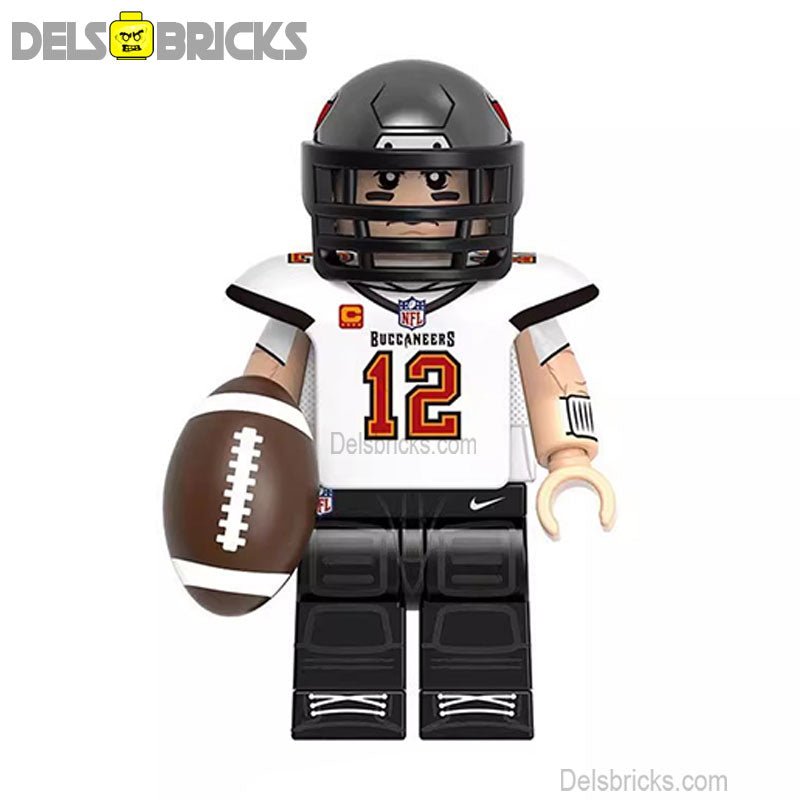 Tom Brady NFL Football Legends Lego Minifigures Custom sports Toys (ONLINE ORDER ONLY)