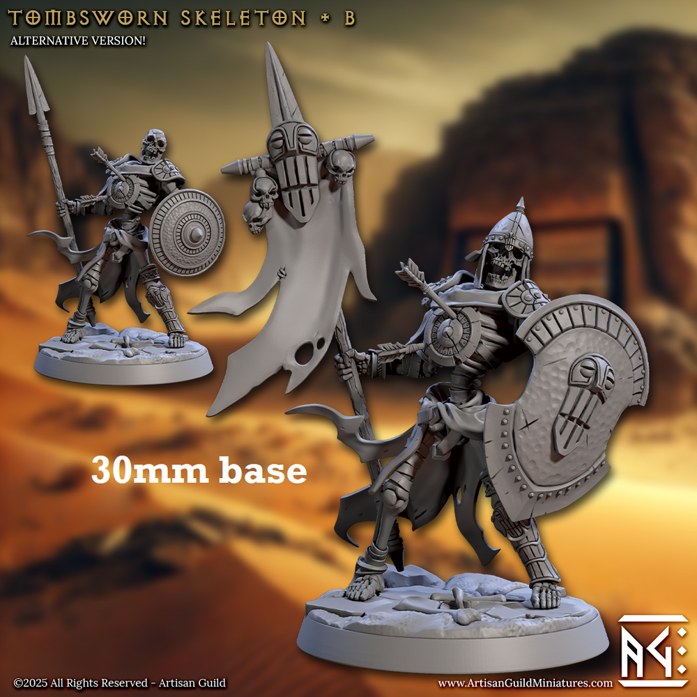 Tombsworn Skeleton: Sculpt B (Online Only)