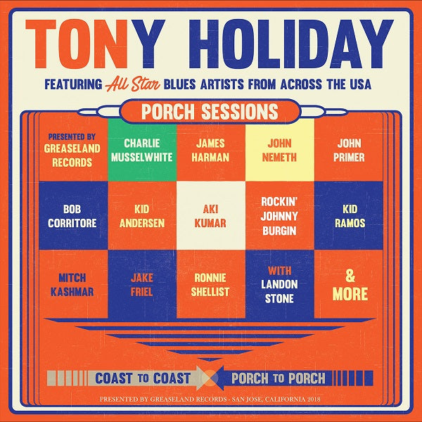 Tony Holiday - Porch Sessions [CD] (ONLINE ORDER ONLY)