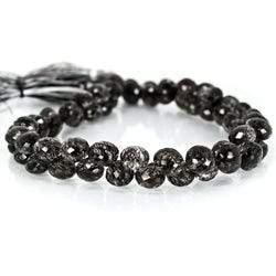 Tourmalinated Quartz Beads `Candy Kiss` Briolette (ONLINE ORDER ONLY)